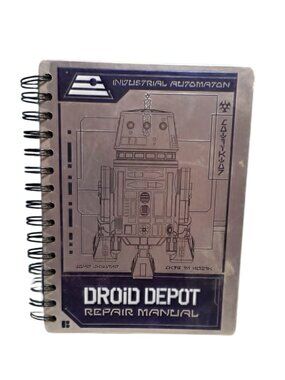 ✨ Star Wars Galaxy's Edge Droid Depot "Repair Manual" Notebook ✨